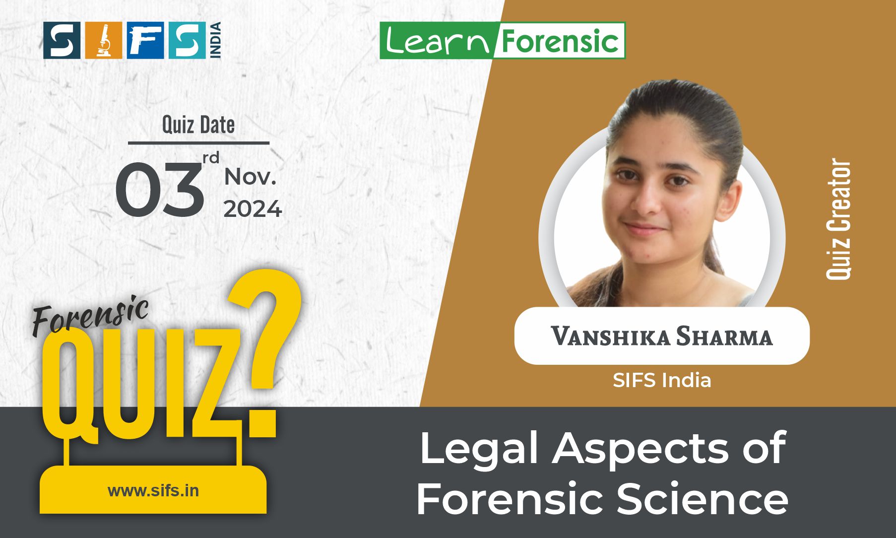 Legal Aspects of Forensic Science